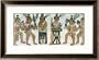 Aztec Musicians from an Account of Aztec Crafts in Central Mexico Framed Art Poster Print, 30x19