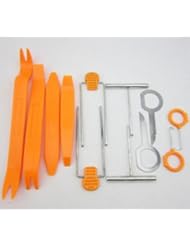 Car Audio or Theater: Samyo 12 Pcs Set Car Door Panel Removing Radio Stereo Dash Refitting Dismantle Install Tools Kit for Vehicles - SAMYO