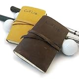 Leather Golf Scorecard Log