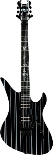 Schecter Synyster Gates Custom Electric Guitar Black Gloss, Pimp Stripe