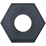 Work Area Protection CB-16 Rubber Channelizer Cone Base, 2.4" Height, 16 lbs