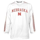 adidas Nebraska Cornhuskers White Campus College Long Sleeve T-shirt
