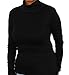 Maks Ladies Supersoft Long Sleeve Top Turtleneck