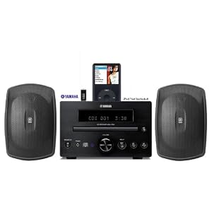 Yamaha Natural Sound Micro Home Theater Receiver Sound System with Integrated iPod Docking... by Yamaha