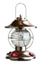 Avant Yarde Lantern Style Hummingbird Feeder, Rustic Metal and Glass, 14 3/4 Inches High