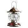 Avant Yarde Lantern Style Hummingbird Feeder, Rustic Metal and Glass, 14 3/4 Inches High