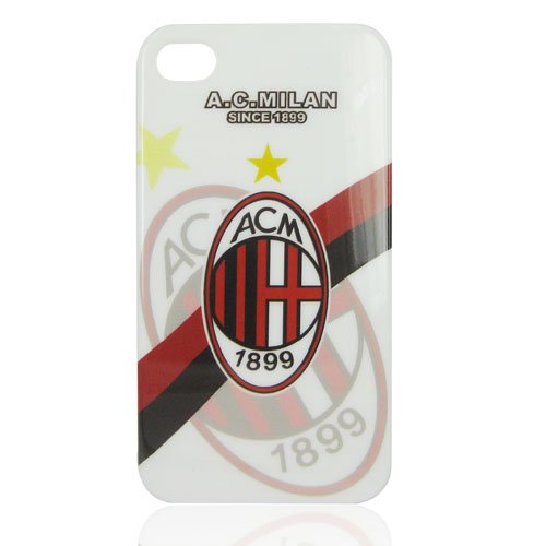 Classic AC Milan Football Club Protective Hard Phone Case for iPhone 4