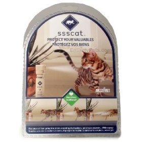 Multivet Ssscat Kit Automated Cat Repellent Deterrent Spray + 6 Refills