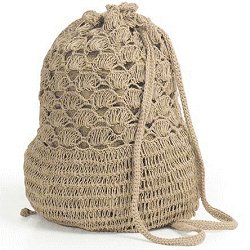 Chrocheted Hemp Tote