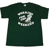 Simpsons Homer Working for the Weekend Men's T-Shirt