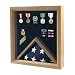 Flag and Medal Display Case - Military Shadow Box