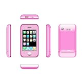 CECT Mini T�l�phone Portable PDA Double Carte SIM 2.6" Ecran Dual SIM, Rosepar CECT