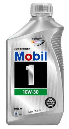 Mobil 1 Synthetic 10W-30 Motor Oil - 1 Quart, Pack of 6