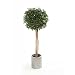 4ft Single Ball Bayleaf Topiary with Natural Stem - Artificial Plant