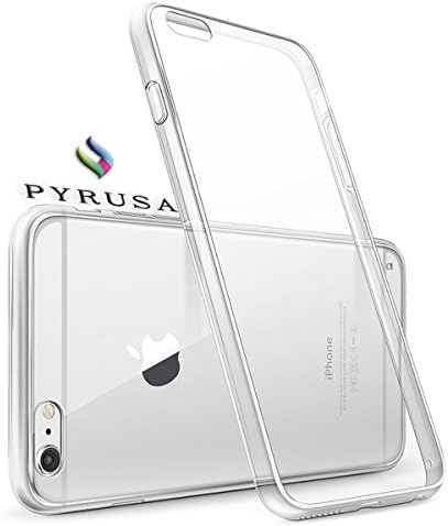 iPhone 6S Case, PYRUSA [Clear Cushion] Premium Clear Case + TPU Bumper for Apple iPhone 6 (2014) / iPhone 6s (2015) - Shock Absorbing + Scratch Resistant Frame Cover Case - Clear