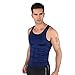 HOTER Mens Body Shaper Slimming Vest, Men's Compression Base Layer Slim Compression Muscle Tank Shapewear