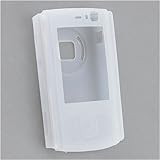 Silicone Skin Case for Nokia N95, Clear White