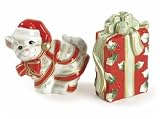 Fitz and Floyd Kitty Kringle Salt and Pepper