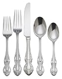 Kings Park 80 Piece Stainless Steel Flatware Set, Service for 12