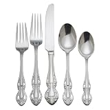 Reed&BartonKingsPark80-Piece18/0StainlessSteelFlatwareSet,Servicefor12