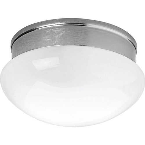 Progress Lighting P3410-13 2-Light Close-To-Ceiling Fixture, Brushed Steel