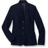 Three-Button Classic Gabardine Suiting Blazer