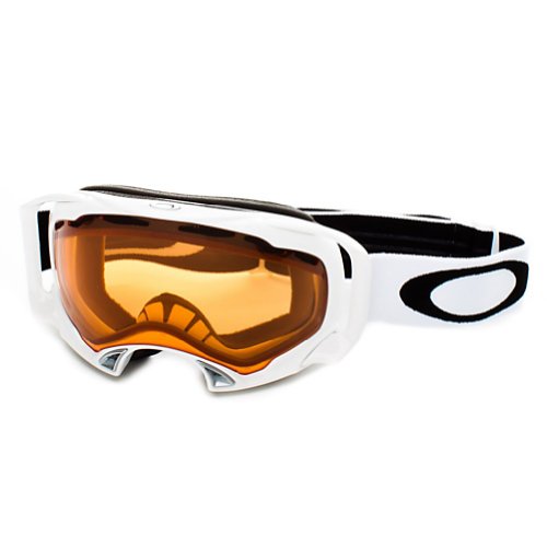 Oakley Unisex-Adult Splice Snow Goggle(Polished White,Persimmon)