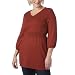 Mossimo  Black Plus V-Neck Sweater - Burmese Spice