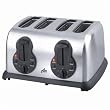 Team TO-14244 Stainless/Black Toaster 4 Slice