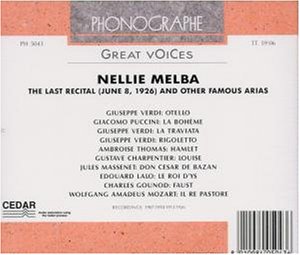 Great Voices: Nellie Melba