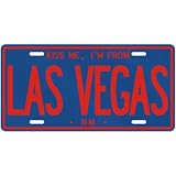 NEW  KISS ME , I AM FROM LAS VEGAS  NEW MEXICOLICENSE PLATE SIGN USA CITY