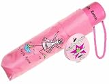 Ladies Fulton Purple Ronnie Supermini Folding Umbrella Pink