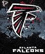 Atlanta Falcons 50"x60" Fade Style Royal Plush Raschel Throw Blanket