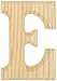 Wood Letters 6" - "Single Letter E"