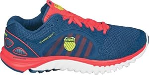 K-Swiss Men's KBL 2 Stable Running Shoe,Moroccan Blue/Neon Blaze,8.5 M US