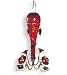 Ruby Fountain Red Glass & Copper Hummingbird Feeder with 4 Feeding Stations