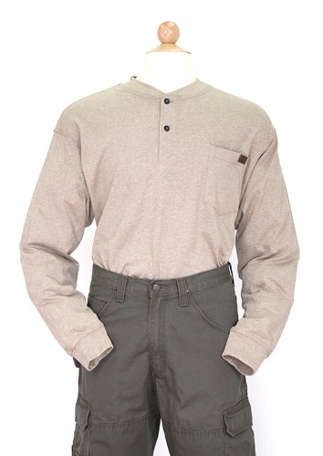 RIGGS WORKWEAR by Wrangler Men's Long Sleeve Henley