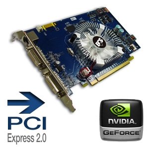 ECS N9600 GT-512MX-F nVidia GeForce 9600 GT 512 MB DDR3 2DVI HDTV PCI-Express Video Card