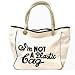 I'M NOT A PLASTIC BAG REUSE CANVAS SHOPPING TOTE NAVY