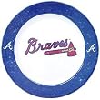 Atlanta Braves 4 Piece Dinner Plate Set - Baseball Sports Merchandise