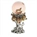 WOLF TABLE TOP GLOBE MOON LAMP WILDLIFE DECOR FIGURINE