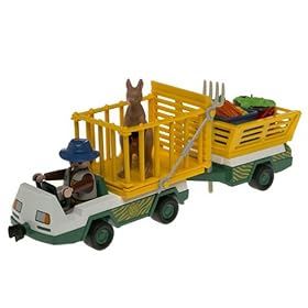Playmobil - 3242 - Gardien Zoo Et Vehicule