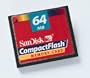 SanDisk 64 MB CompactFlash Card (SDCFB-64-144)