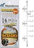 ハヤブサ(Hayabusa) SG小アジ専科 ツイストパール レインボー6本 10号-2 HS301