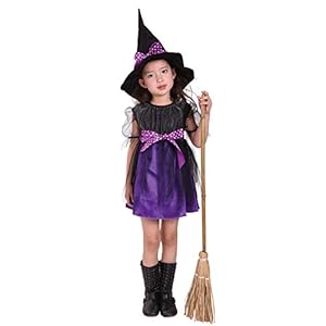 Amurleopard Children Kids Halloween Costume Witch 3 XL