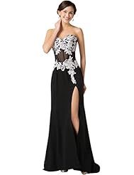 Sexy Chiffon/Tulle Lace Slit Cocktail Sweetheart Corset   Waistline  Dress