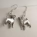 Sterling silver Jack Russell Earrings (925 Sterling silver)