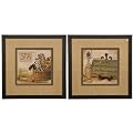 Set of 2 Jungle Spa and Bath Shop Wall Decor