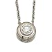 Platinum Designer Style Diamond Solitaire Pendant Necklace