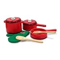 Melissa & Doug Deluxe Wooden Kitchen Accessory Set